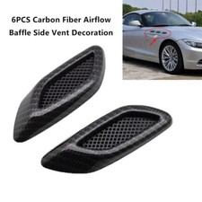 6PCS/SET Carbon Fiber ABS Car