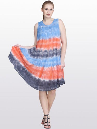 Women tie dye sleeveless - tie,