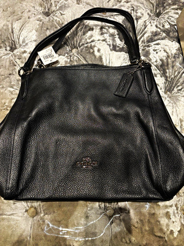 Coach hallie pebbled leather - pebbled,