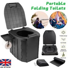 20L Folding Portable Toilets Camping Outdoor Caravan Travel Potty Storage Box