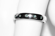9ct White Gold Natural