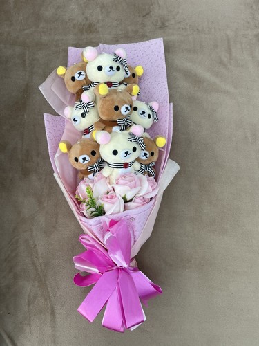 Beautiful teddy bear - beautiful, bouquet