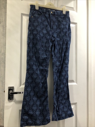 Ladies blue patterned - blue, denim