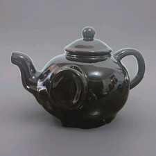 Vintage Brown Glazed Ceramic