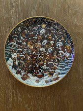 Franklin Mint Santa Paws by