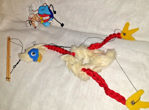 Emu puppet and - and, mouse