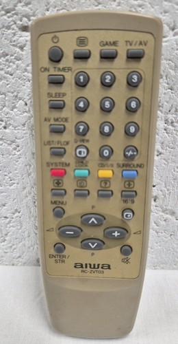 Original aiwa zvt03 remote - rc-zvt03,