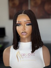 Two Step Mid Part Ghana Braids