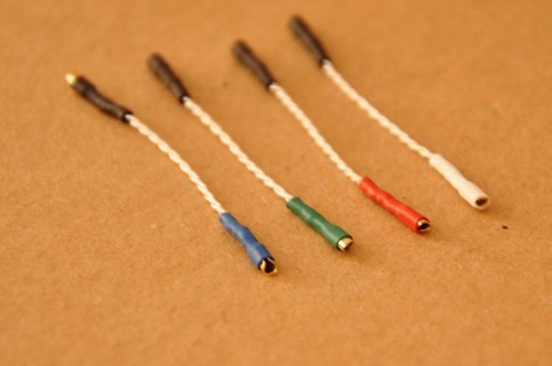 Cartridge wires silver litz - silver,