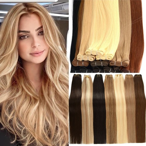 Double weft sew weave remy - weft,