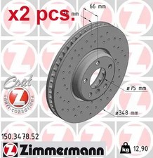 X2 PCS FRONT BRAKE DISC ROTOS