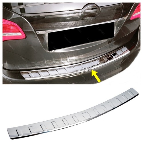 Chrome rear bumper protector - chrome,