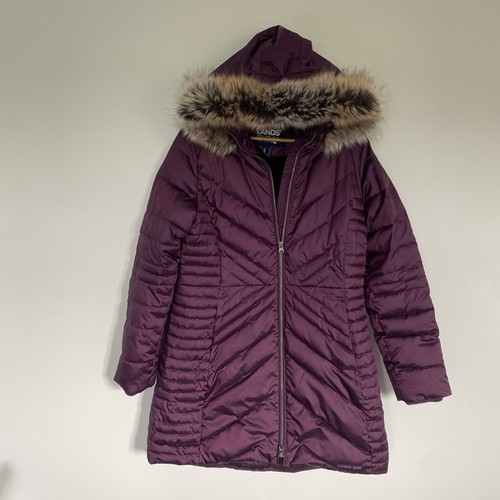 Lands end women coat fur - women, 's