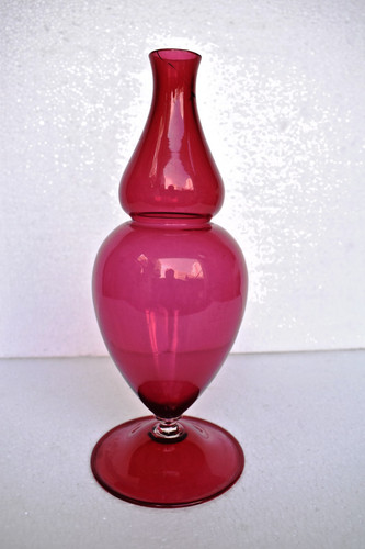 Vintage cranberry red art - vintage,