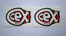 2x CEX Vinyl Sticker Decal