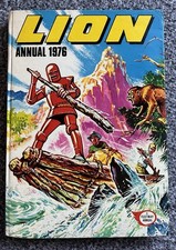 Lion Annual 1976 Boys' Comic Strip Book Fleetway Publications Vintage