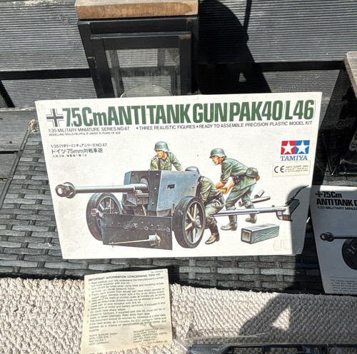 Tamiya german 5cm pak l46 - pak, 40/l46