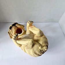 Beige Pug Dog Tabletop Wine