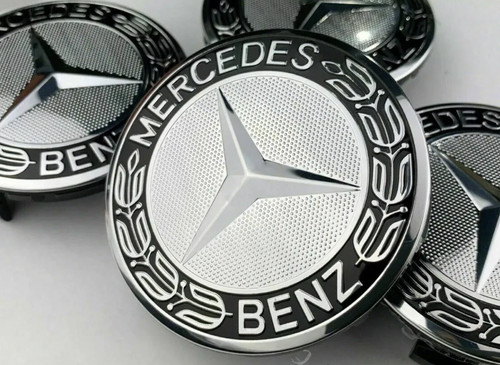 Mercedes black alloy wheel - 4x,