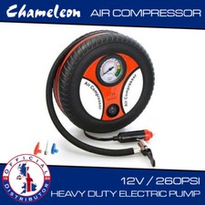 12V Air Pump Compressor Heavy Duty Powerful Car Tyre Electric Inflation 260PSI
