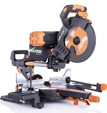 Evolution 1600W 110V 255mm Corded Sliding mitre saw R255SMS DB