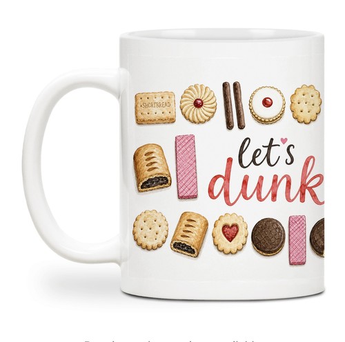 Fun biscuit dunking mug 110z - fun,