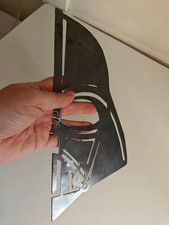 Star Wars Darth Vader Half Face Mask Helmet - Custom Solid Steel Display Wall