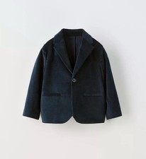 Zara boys velvet suit blazer - zara,
