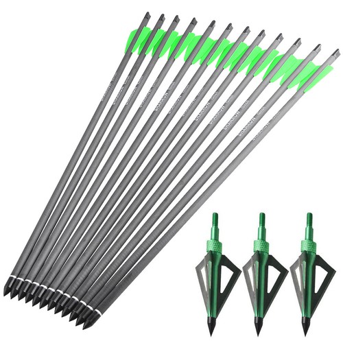 Carbon arrows 15 mini - arrows, 7.5"