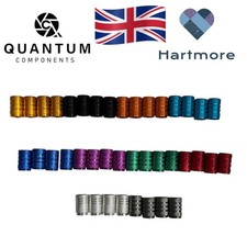 Alloy Tyre Valve Dust Caps (x4) - Universal Fit For All Cars, Bikes, Motorbikes