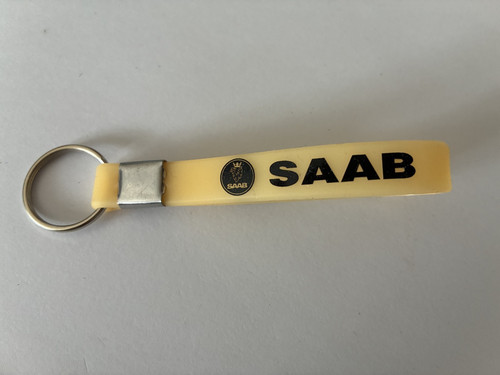 Brand keyring strap yellow - keyring,