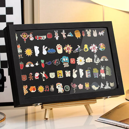 Acrylic velvet display case - acrylic,