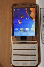 NOKIA C3-01 GOLD EDITION PHONE 18 KARAT GOLD PLATED 5MP Camera-Unlocked-Boxed