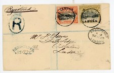 P58/20 LABUAN 1897 REGISTERED