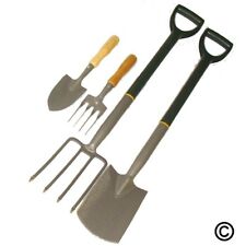 GARDEN BORDER FORK + SPADE