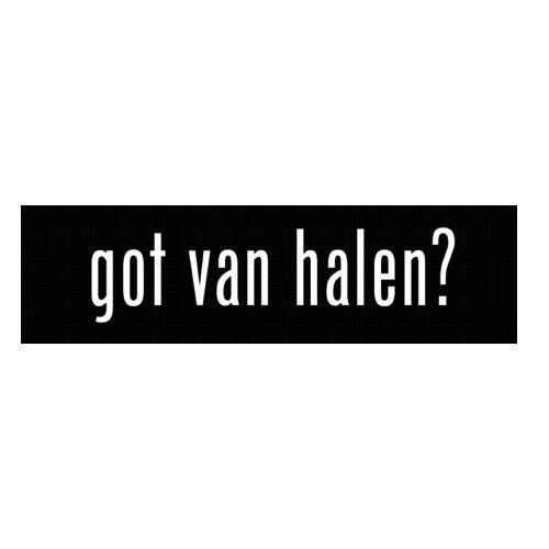 Got van halen - van, sticker