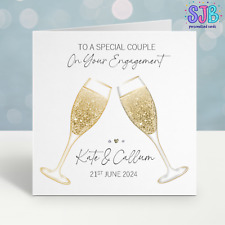 Personalised Congratulations On Your Engagement Card, For the Special Couple
