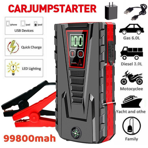 Car jump starter 99800mah - jump,