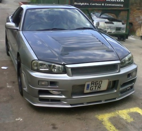 Nissan skyline r34 gtt - skyline, front
