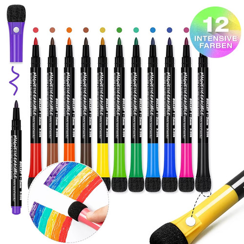 12x whiteboard marker pens - marker,