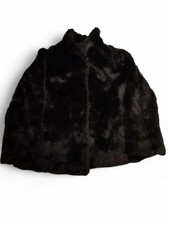Vintage Astraka Black Faux Fur