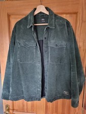Zara Men's Green Corduroy Jacket Size Small