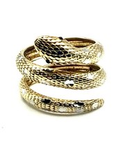 9ct Gold Snake Ring Gold Snake