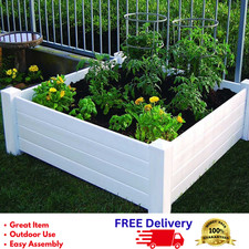 Raised Garden Bed 15" Tall PVC