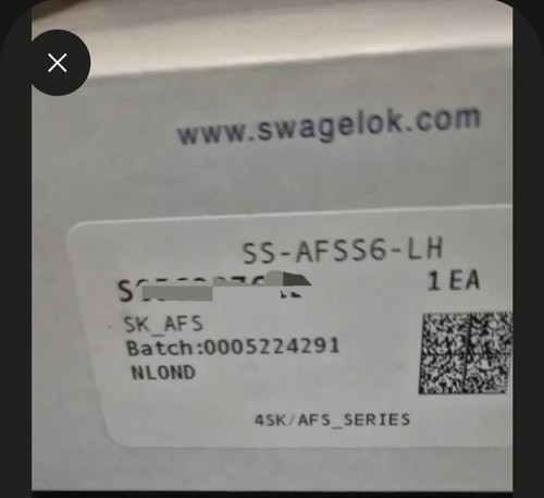 Afss6 swagelok 3 - swagelok, 3/8"