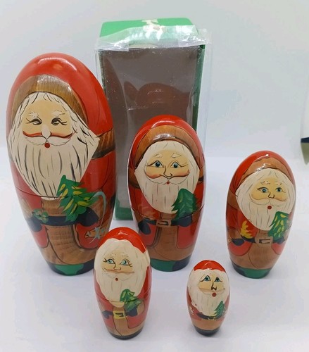 Santa claus wooden russian - santa,