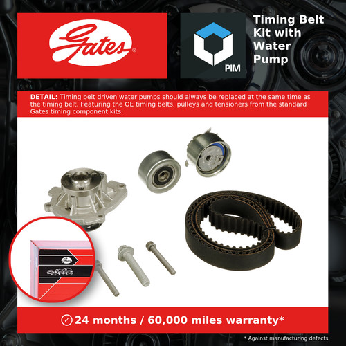 Timing belt water pump kit - &,