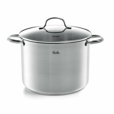 Fissler cooking pot San Francisco with glass lid, stainless steel, 24 cm, 040...