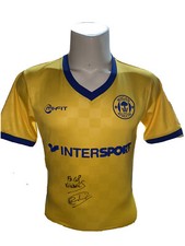 Signed Roberto Martinez Retro Wigan Athletic Away Shirt Everton Belgium Swansea