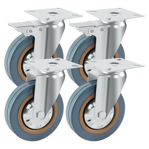 Castor wheels large 100mm - 4x,